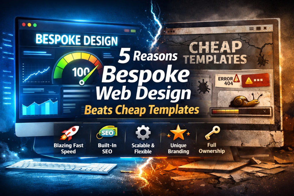 5 Reasons Bespoke Web Design Beats Cheap Templates